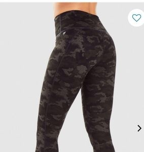 FABLETICS Power Hold Leggings Camo Size Large